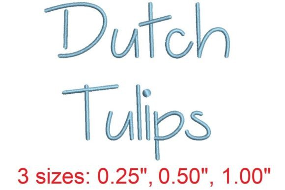 Dutch Tulips Embroidery Review