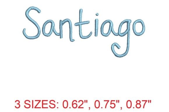 Santiago Embroidery Font Review
